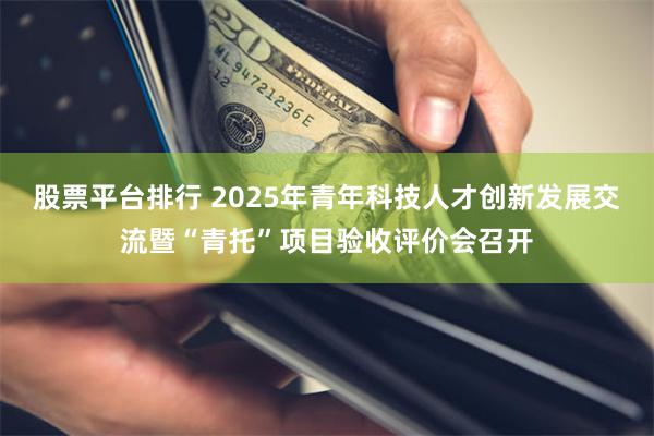 股票平台排行 2025年青年科技人才创新发展交流暨“青托”项目验收评价会召开