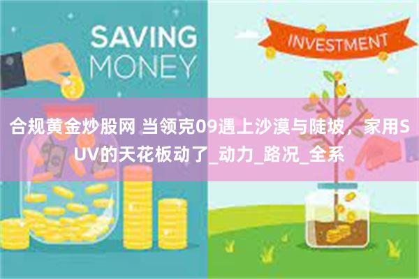 合规黄金炒股网 当领克09遇上沙漠与陡坡,家用SUV的天花板动了_动力_路况_全系