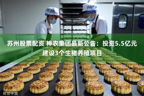 苏州股票配资 神农集团最新公告：投资5.5亿元建设3个生猪养殖项目