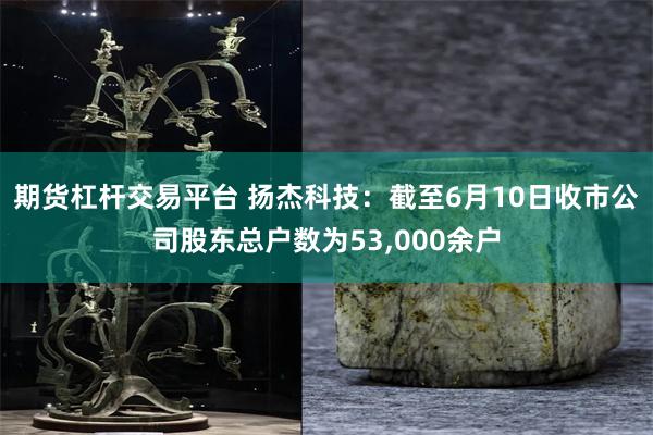 期货杠杆交易平台 扬杰科技：截至6月10日收市公司股东总户数为53,000余户