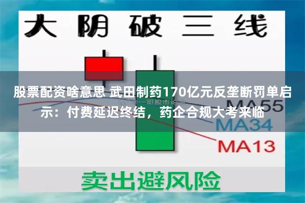 股票配资啥意思 武田制药170亿元反垄断罚单启示：付费延迟终结，药企合规大考来临