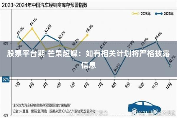 股票平台期 芒果超媒：如有相关计划将严格披露信息
