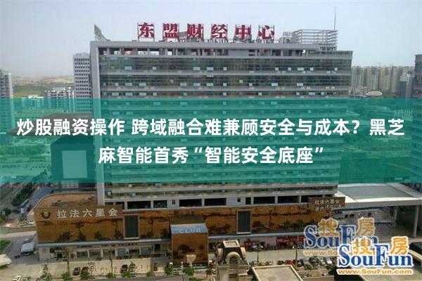 炒股融资操作 跨域融合难兼顾安全与成本？黑芝麻智能首秀“智能安全底座”