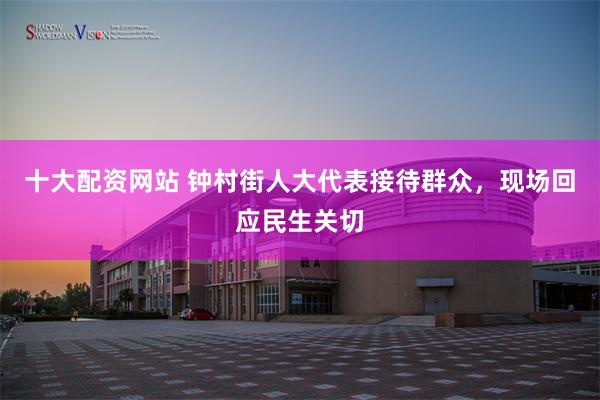 十大配资网站 钟村街人大代表接待群众，现场回应民生关切