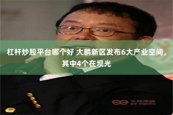 杠杆炒股平台哪个好 大鹏新区发布6大产业空间，其中4个在坝光