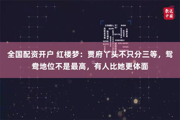 全国配资开户 红楼梦：贾府丫头不只分三等，鸳鸯地位不是最高，有人比她更体面