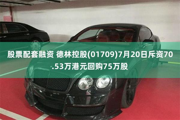 股票配套融资 德林控股(01709)7月20日斥资70.53万港元回购75万股