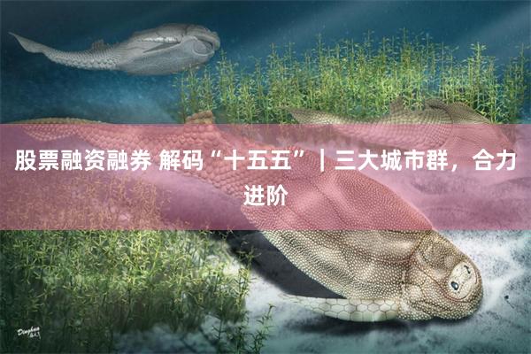 股票融资融券 解码“十五五”｜三大城市群，合力进阶