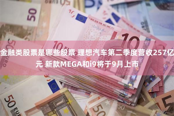 金融类股票是哪些股票 理想汽车第二季度营收257亿元 新款MEGA和i9将于9月上市