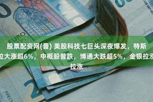 股票配资网(晋) 美股科技七巨头深夜爆发，特斯拉大涨超6%，中概股普跌，博通大跌超5%，金银拉涨